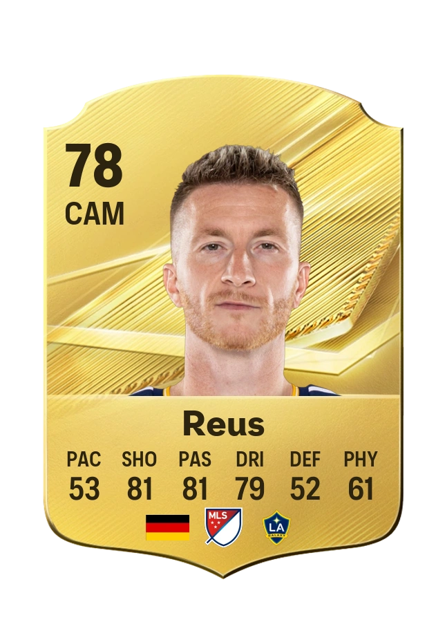 Carta Common di Marco Reus, valutazione 78