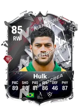 Hulk, karta Base Hall of FUT, ocena 85