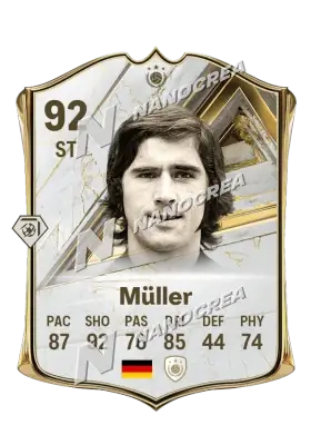 Gerd Müller, Base Icon-kaart, rating 92