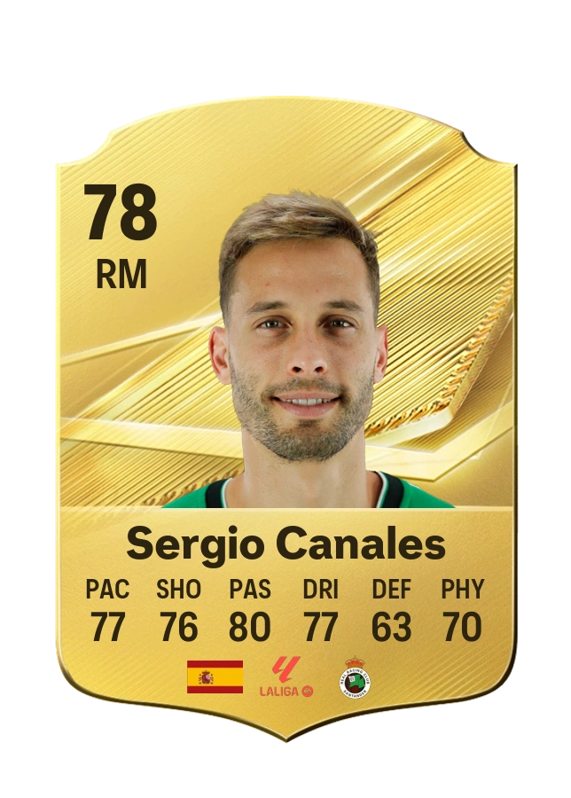 Sergio Canales, karta Common, ocena 78