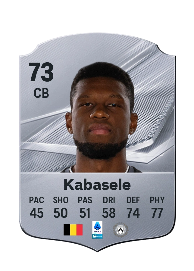 Christian Kabasele, Common-kaart, rating 73