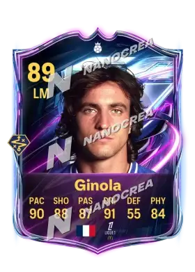 David Ginola, karta Base Hero, ocena 89