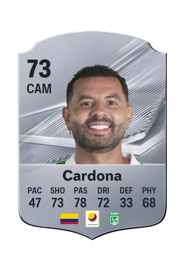 Common-Karte von Edwin Cardona, Wertung 73