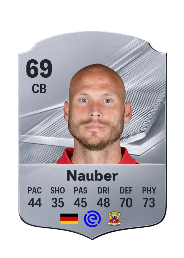 Gerrit Nauber, Common card, rated 69