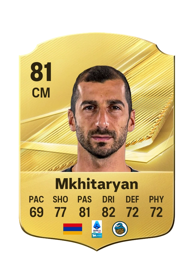 Henrikh Mkhitaryan, Common card, rated 81