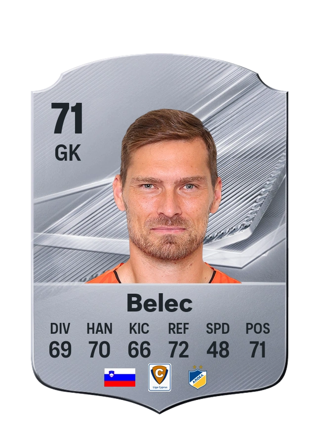 Carta Common di Vid Belec, valutazione 71