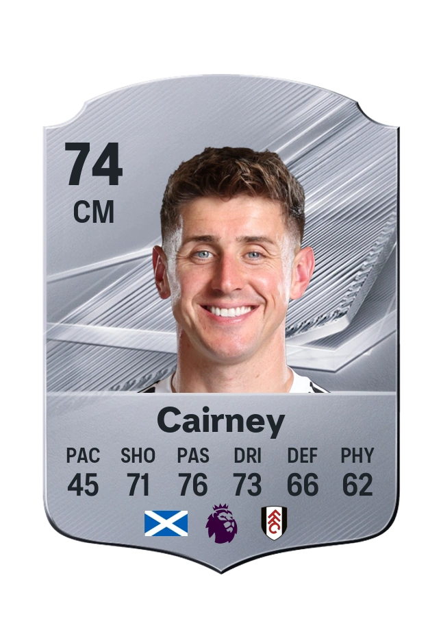 Tom Cairney، بطاقة Common، بتقييم 74