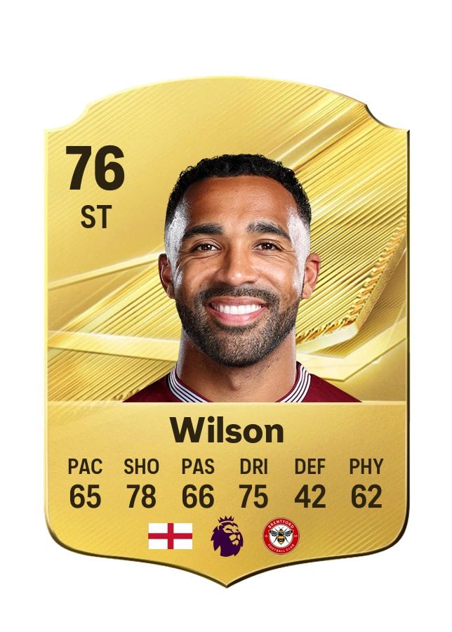 Carta Common di Callum Wilson, valutazione 76