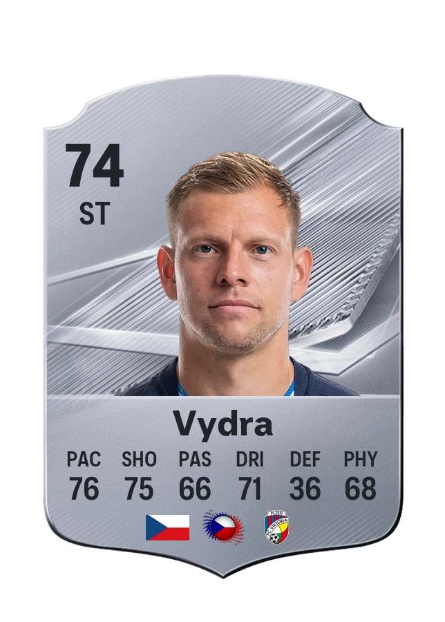 Matěj Vydra، بطاقة Common، بتقييم 74