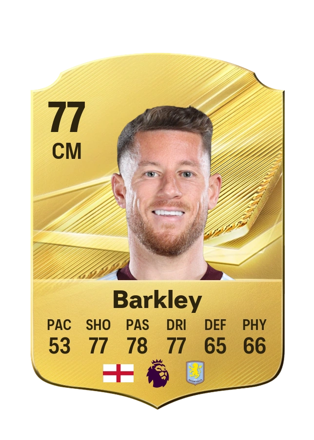 Ross Barkley، بطاقة Common، بتقييم 77