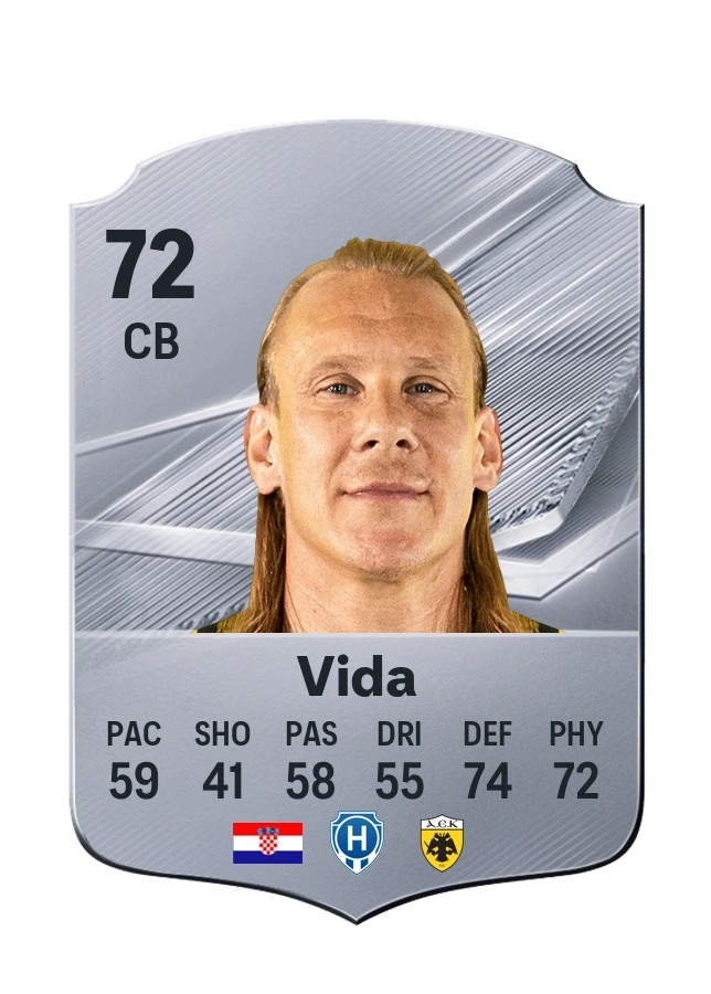 Domagoj Vida, Common card, rated 72