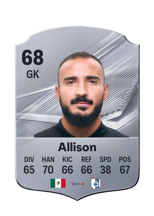 Guillermo Allison, karta Common, ocena 68