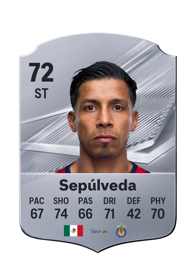 Ángel Sepúlveda, Common card, rated 72