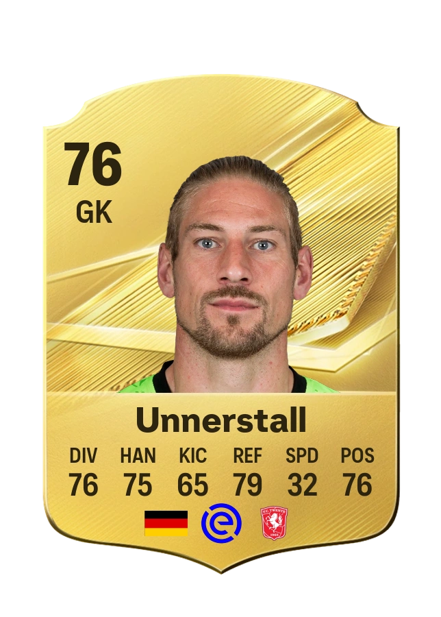 Lars Unnerstall، بطاقة Common، بتقييم 76