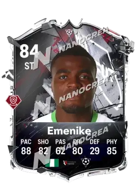 Emmanuel Emenike, karta Base Hall of FUT, ocena 84