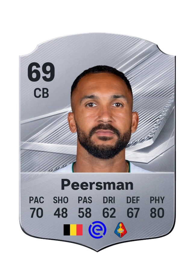 Marvin Peersman, Common card, rated 69