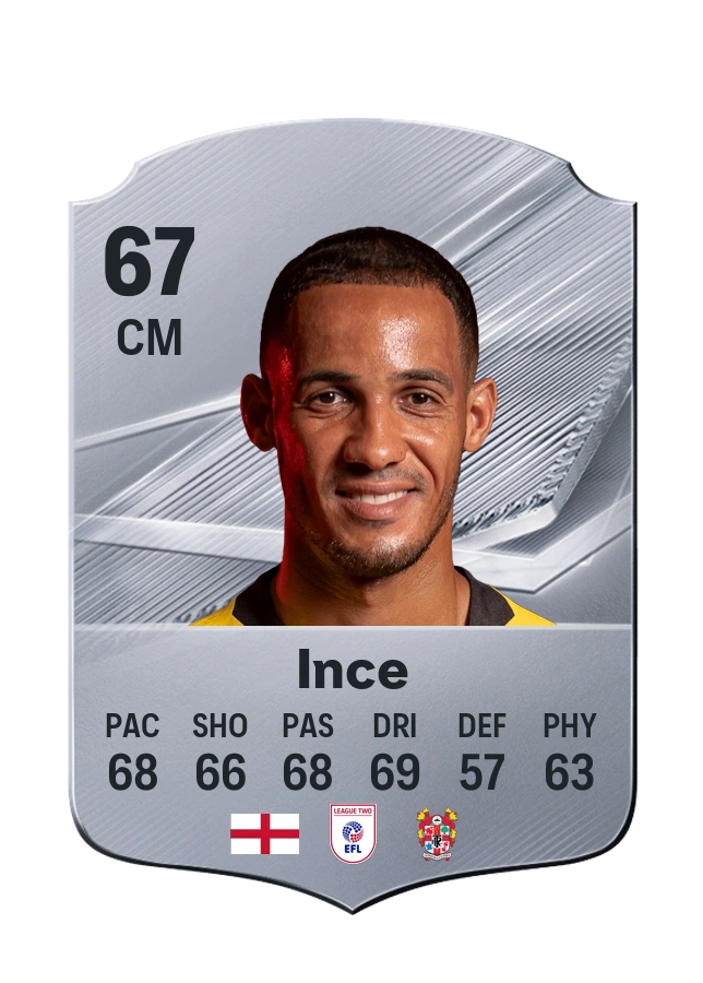 Carte Common de Tom Ince, note 67