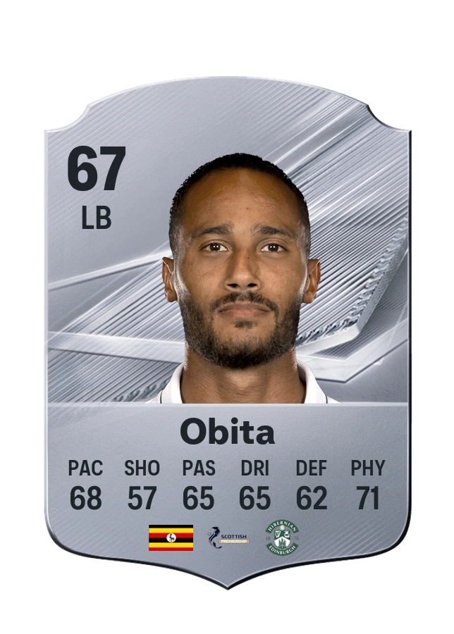 Jordan Obita, karta Common, ocena 67