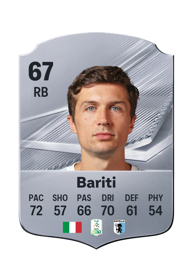 Common-Karte von Davide Bariti, Wertung 67