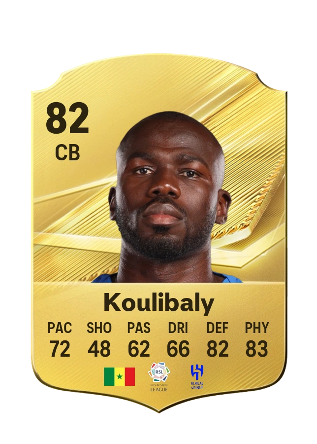 Kalidou Koulibaly, Common card, rated 82