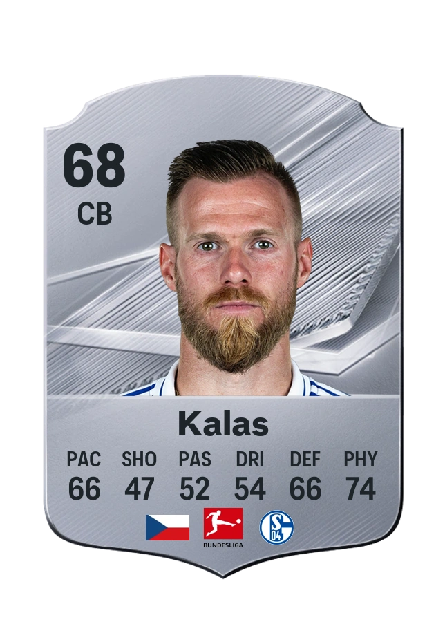 Tomáš Kalas، بطاقة Common، بتقييم 68