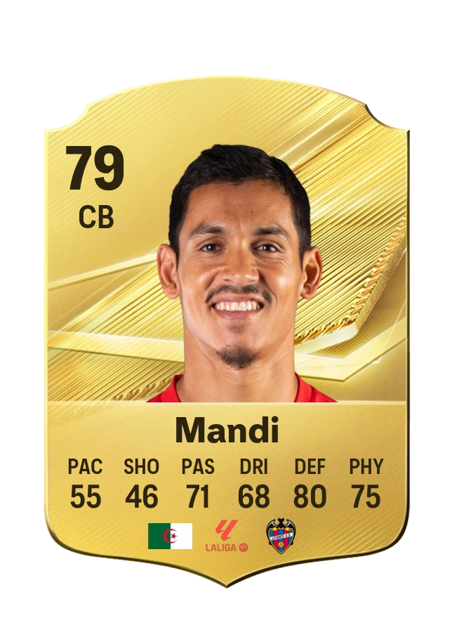 Aïssa Mandi, Common card, rated 79