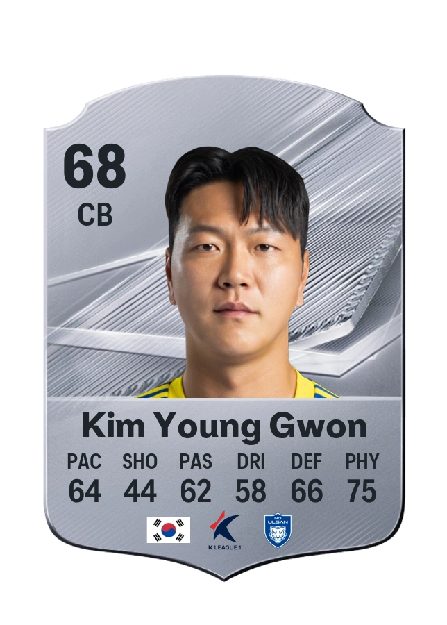 Kim Young Gwon, Common card, rated 68