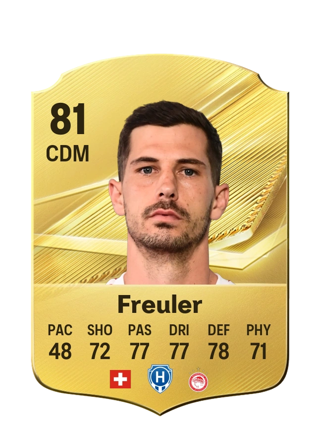 Remo Freuler، بطاقة Common، بتقييم 81