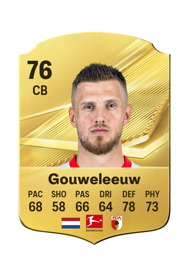 Jeffrey Gouweleeuw, Common card, rated 76