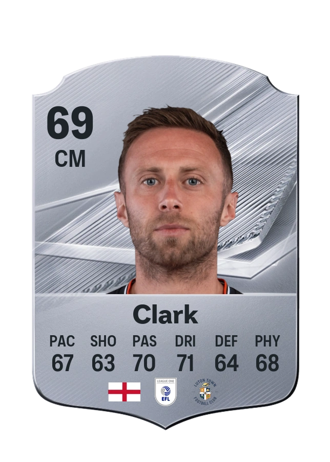 Jordan Clark, Common card, rated 69
