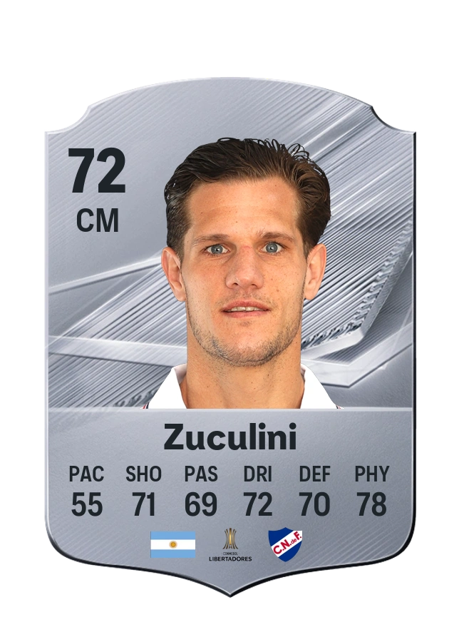 Bruno Zuculini, Common card, rated 72