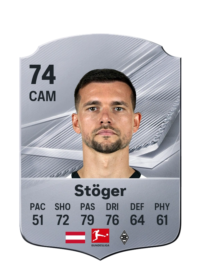Kevin Stöger, Common card, rated 74