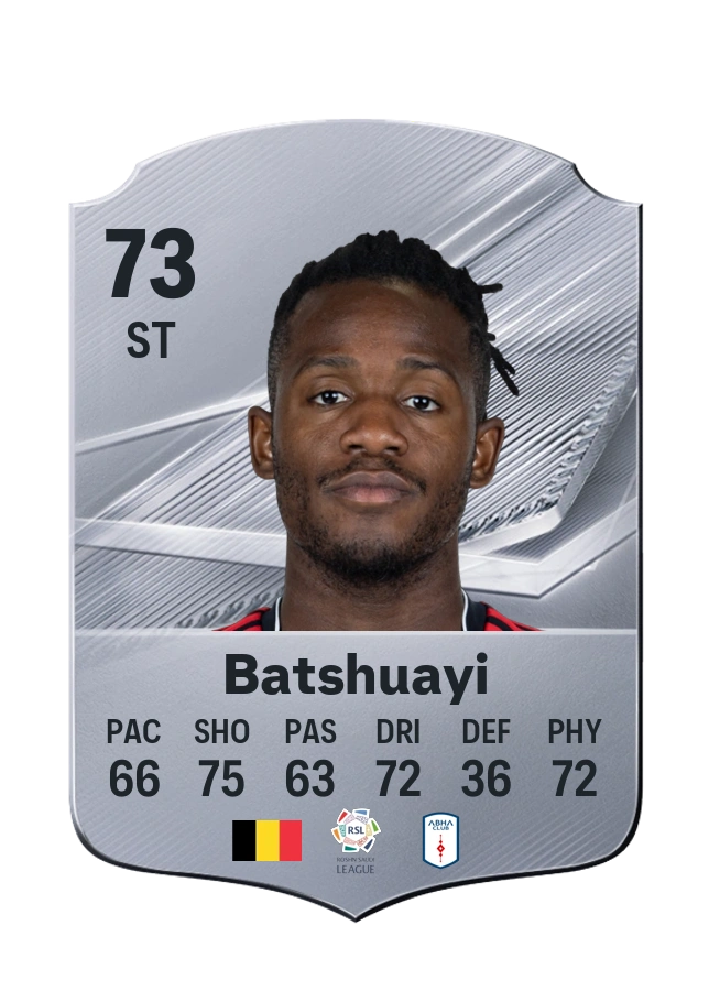 Carta Common di Michy Batshuayi, valutazione 73