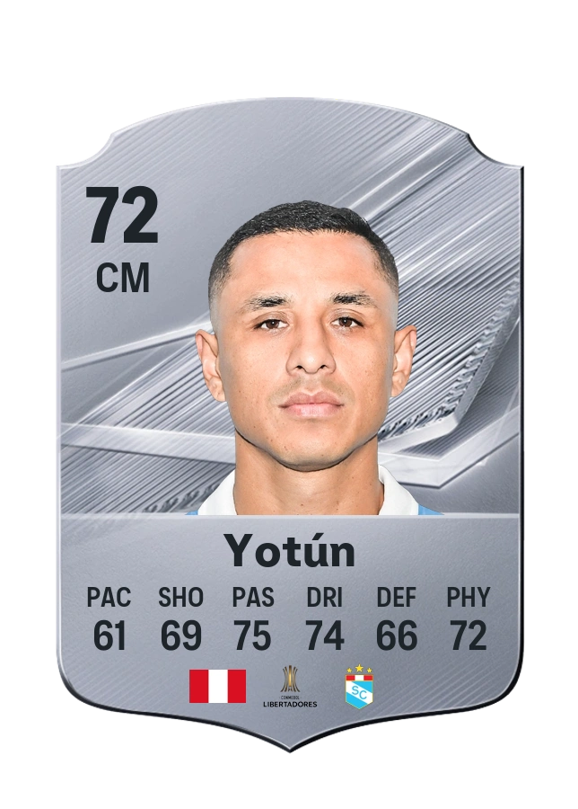 Yoshimar Yotún, karta Common, ocena 72