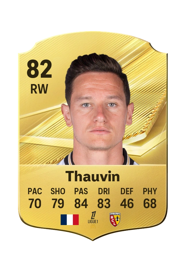 Common-Karte von Florian Thauvin, Wertung 82