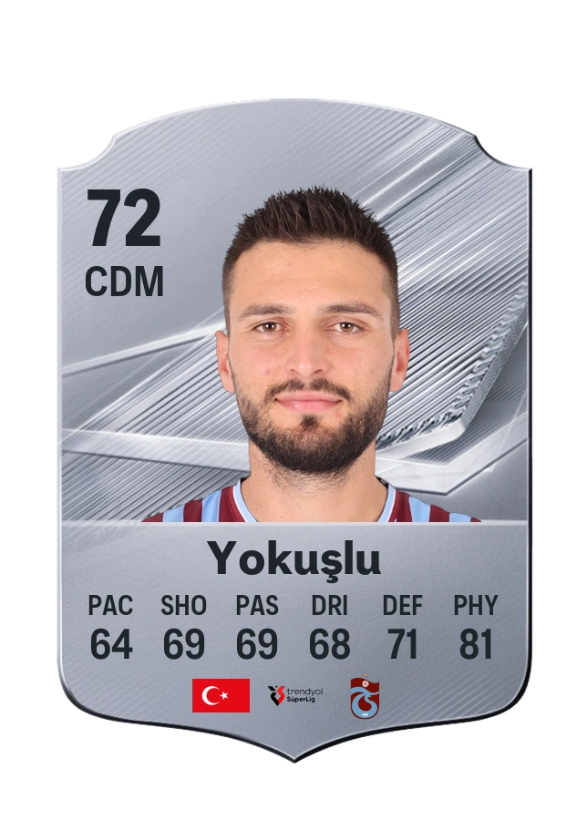 Okay Yokuşlu, Common-kaart, rating 72