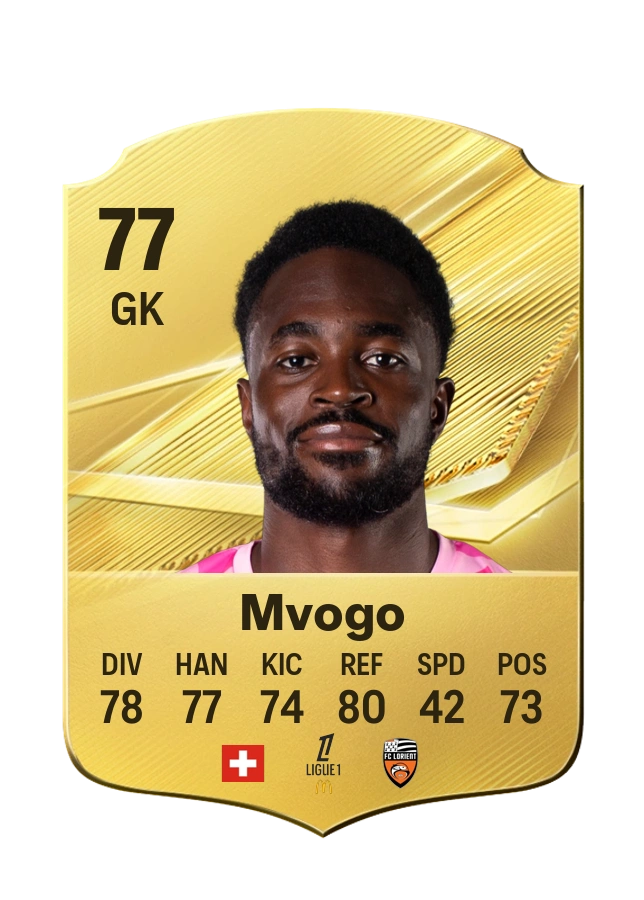 Yvon Mvogo, karta Common, ocena 77