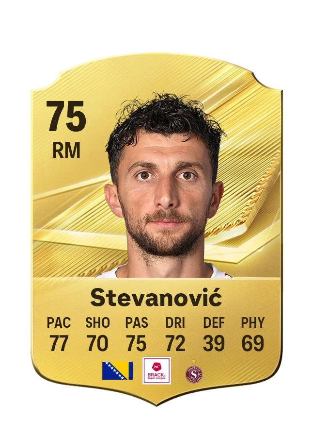 Miroslav Stevanović, Common card, rated 75