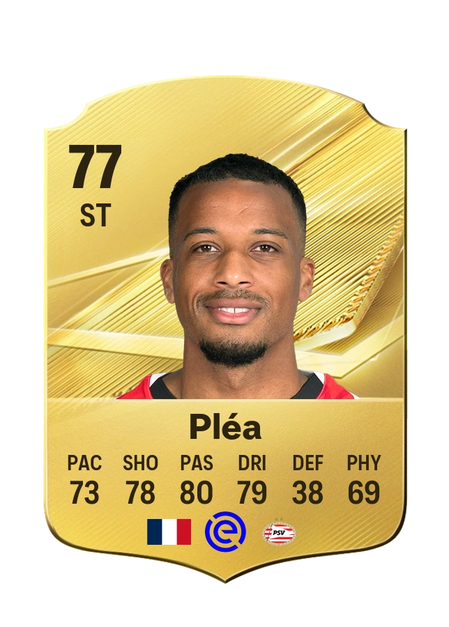 Alassane Pléa, Common kartı, reyting 77