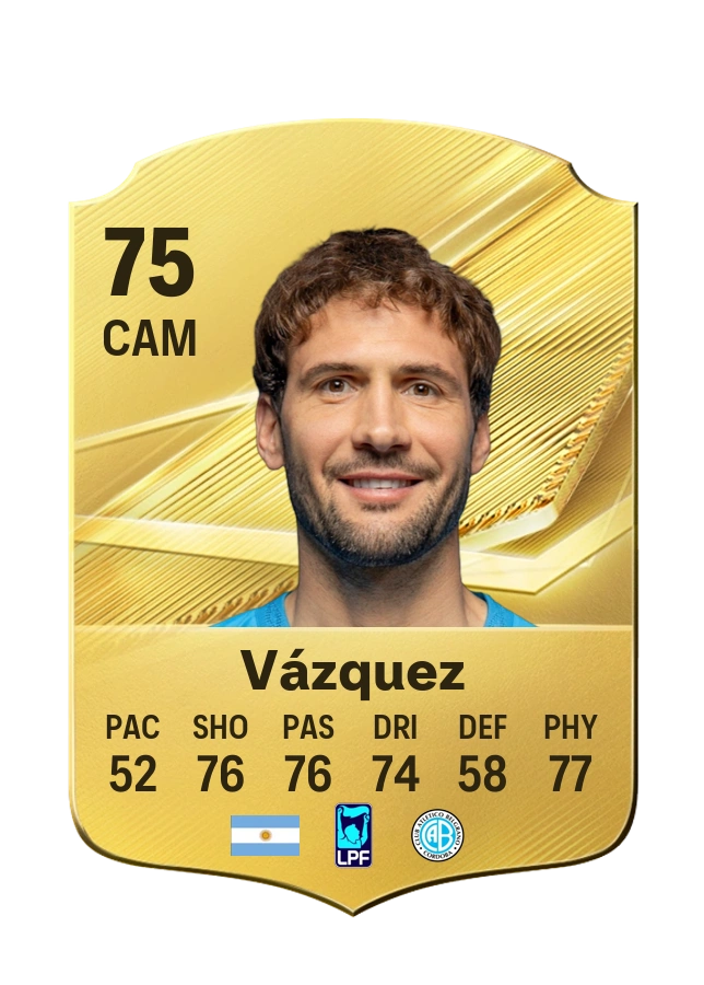 Franco Vázquez, Common card, rated 75