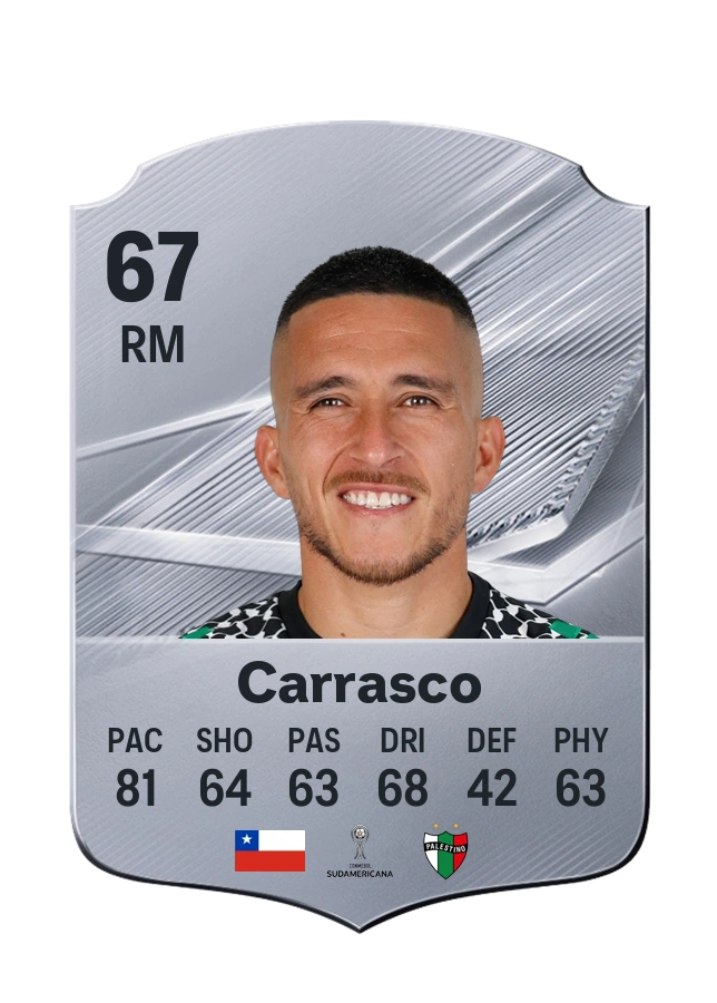 Carta Common di Bryan Carrasco, valutazione 67