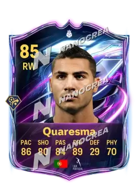 Quaresma, Base Hero kartı, reyting 85