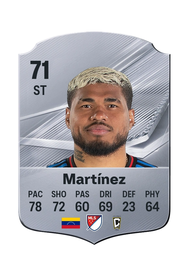 Josef Martínez, Common card, rated 71