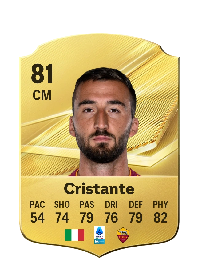 Bryan Cristante, Common card, rated 81