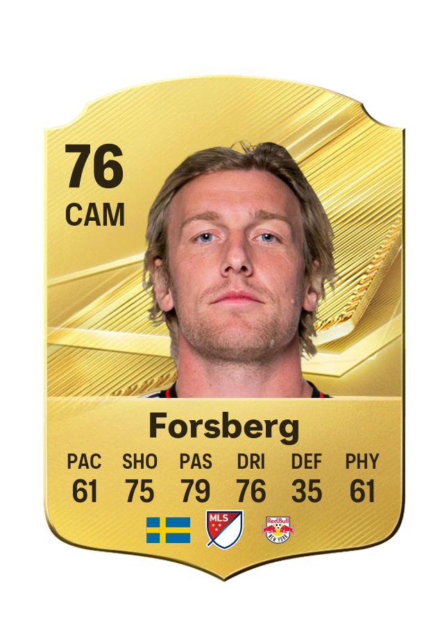 Emil Forsberg, Common-kaart, rating 76