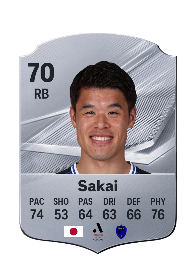 Hiroki Sakai, karta Common, ocena 70