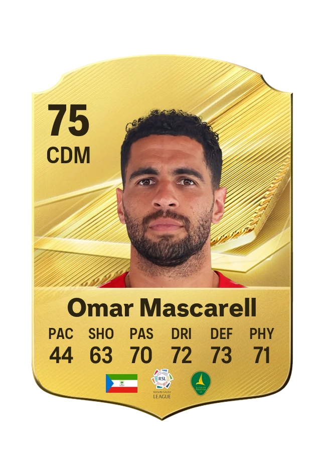 Carta Common di Omar Mascarell, valutazione 75