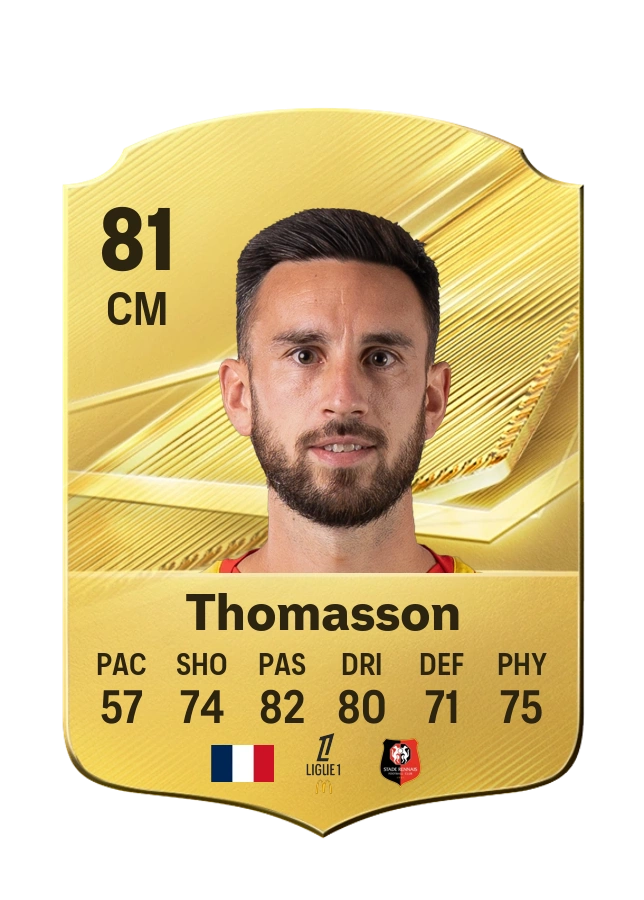 Adrien Thomasson, Common card, rated 81