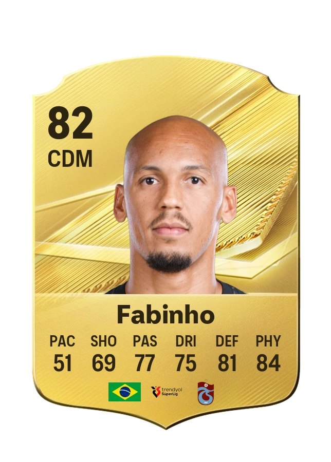 Carta Common di Fabinho, valutazione 82