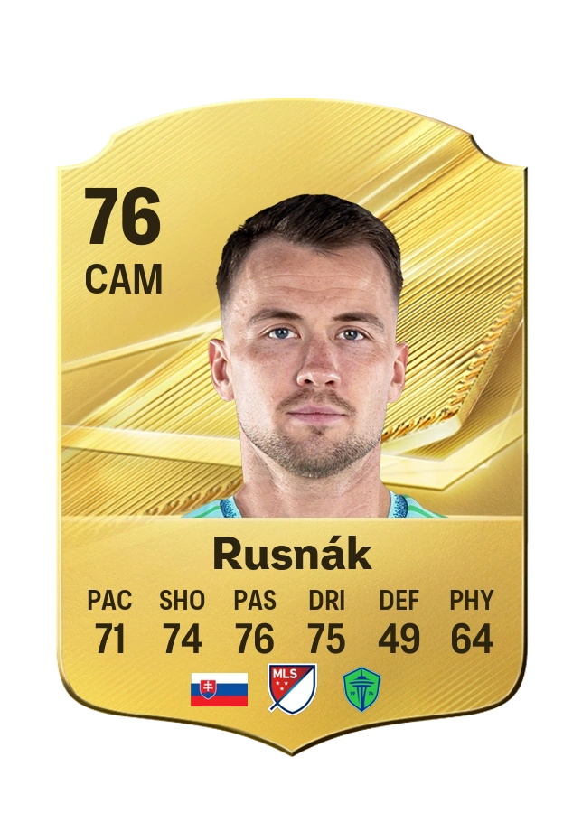 Albert Rusnák, Common card, rated 76